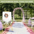 thumbnail image 3 of Yacona Gold Easel Stand for Sign, Heavy Duty Easel for Painting, Metal Poster Stand with Adjustable Chain, for Welcome Sign, Display, 3 of 6
