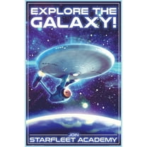 Star Trek Enterprise 1701 Explore The Galaxy 24x36 Poster