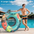 thumbnail image 2 of Float River Tube POOLACC 53 Heavy Duty para adultos, 163 kg, 2 of 8
