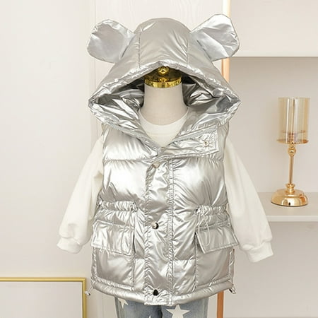 

Hunpta Toddler Boys Girls Winter Coat Bear Ears Solid Hooded Jacket Windproof Warm Outwear