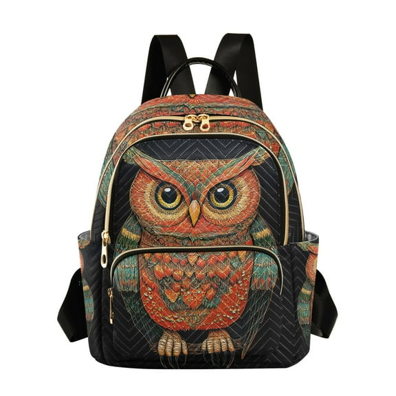 ALAZA Mandala Owl Womens Travel Laptop Backpack Large Daypack Ladies Shoulder Bags S