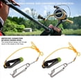 thumbnail image 4 of 4 Pcs Plus Line Release, 17 Inches Downrigger Release Stacker Clip Fishing Leader with Longline Snap Clips, 4 of 8