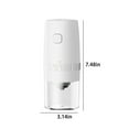thumbnail image 4 of Fiaya Women Portable Electric Coffee Grinder, 1Pc Small Electric Coffee Bean Grinder, Adjustable Rechargeable Coffee Grind Tool for Household Office Travel (White), 4 of 10