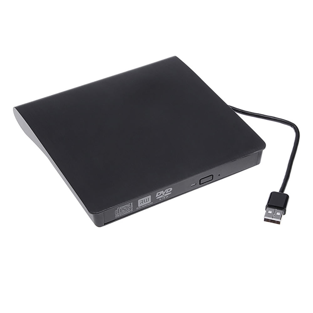 Slim External CD DVD RW Drive USB 2.0 Writer Burner Player For Laptop