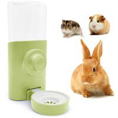 Dispensador de agua para conejos, 600 ml, bebedero automático para conejos, biberón antigoteo para cobayas, biberón para hámster para conejos, chinchillas