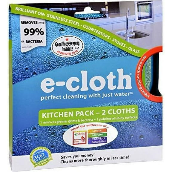 E-Cloth Kitchen Cleaning Cloth - 2 Pack