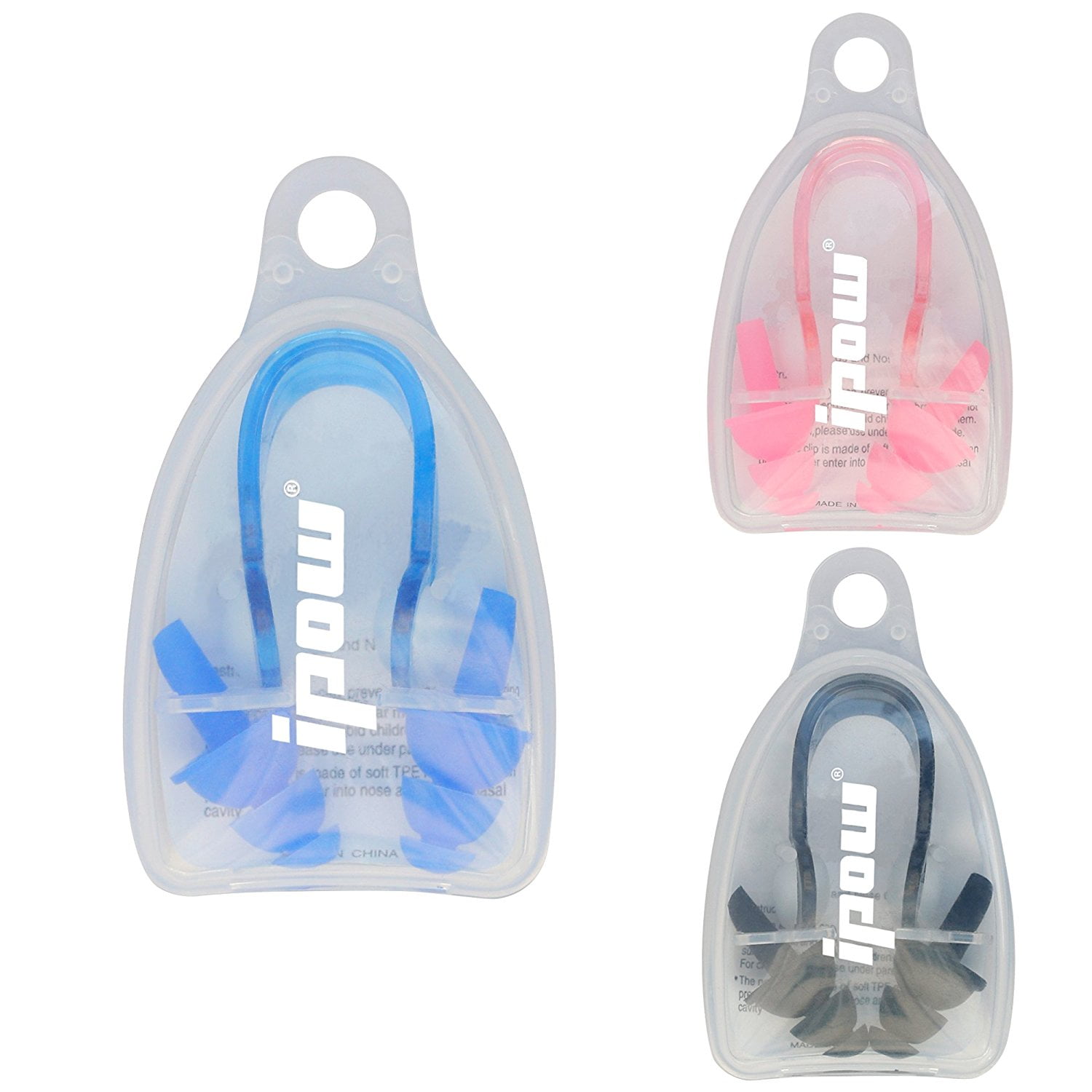4 Colors Nose Clip Earplug Set Ear Plug Swimming Tools Breath Safe Nose Clip LS 