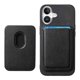 thumbnail image 5 of KAIYANG B2 Funda para iPhone 16 Plus con tarjetero magnético desmontable, funda de cuero y TPU, color negro, 5 of 5