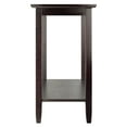 Winsome Wood Genoa Console Glass Top Table for Living Room & Dining