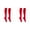 Red 2PCS, variant on XIYNBAOK 2 Pairs Compression Socks Mens Long Football Socks Sports Knee High Compressive Soccer Socks Ankle Compression Support Wicking Anti-Slip Football Baseball Softball Rugby Socks