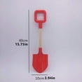 thumbnail image 3 of 16" Beach Sand Shovels Toys for Kids, Gardening Tool Kits, Sturdy Long Wooden Spade for Sand Snow Digging, Scoops Equipment Gift for Summer Winter Camping Backyard Planting, 3 of 7