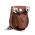 thumbnail image 3 of Bolsa para tirachinas al aire libre, bolsa para catapulta, riñonera para caza, bolsa para tirachinas, funda, funda 2 en 1, cuero duradero, munición negra, 3 of 5