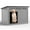 Grey, variant on Dog House for Both Indoor and Outdoor with Weatherproof Roof Removable Floors for Medium to Large Dogs Interior Space (Gray, Medium(32.2 * 25.12 * 24.13''))
