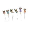 thumbnail image 3 of 6 piezas Figuras de duendes en miniatura, estatuas de ángeles pequeños Figura Signos de jardín accesorios para jardín de hadas para de patio, 3 of 8