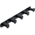 thumbnail image 1 of Perchero de Pared Ganchos para Toallas Toalleros con Tornillos montados en la Pared para baño y Cocina, Negro, 5 Ganchos Redondos, 1 of 5