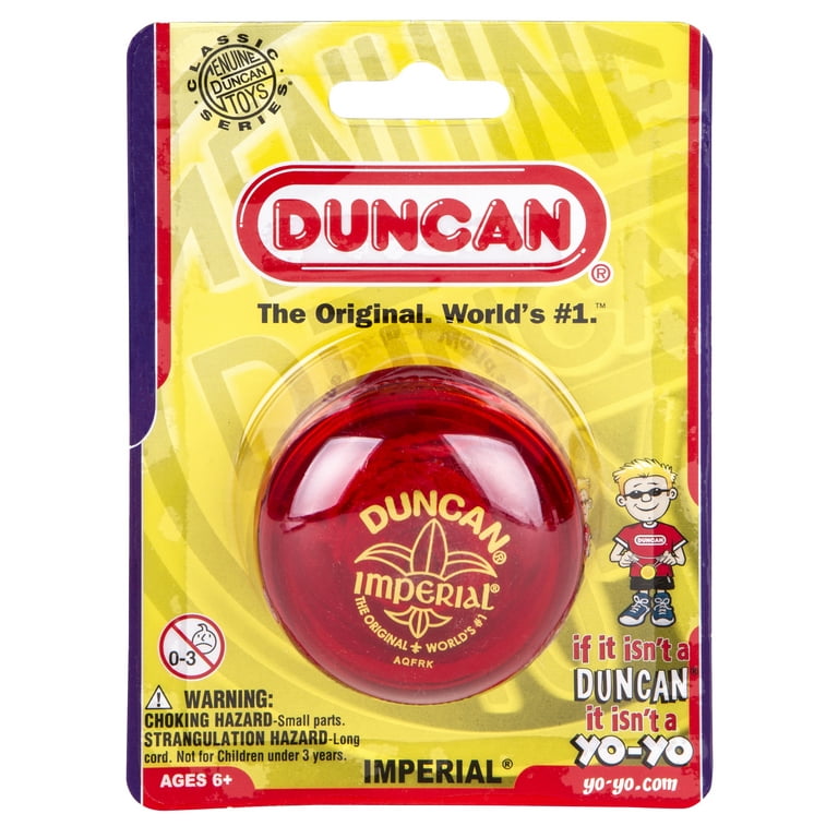 Duncan Toys Imperial Yo Yo Beginner Yo Yo with String Steel Axle and Plastic Body Green