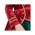 thumbnail image 6 of Girls Dress Red Green Christmas Nutcracker Uniform Korean Velvet 6 Years, 6 of 6