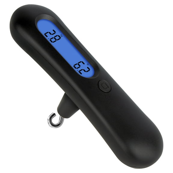 Ueasy Archery Bow Scale 110 lbs/50kg Hanging Handheld Scale Multifunctional Digital Tune Scale Peak Weight/Hold Weight with Clear LCD Display (Black)