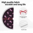 thumbnail image 7 of Christmas Tree Skirt, Breast Cancer Awareness3 Christmas Tree Decorations Indoor, Tree Skirts Mat With Tassel Trim for Halloween New Year Holiday Christmas Party Decor 30 Inches, 7 of 7