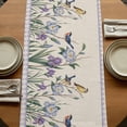 thumbnail image 5 of Table Runners 70 Inches Long Dress Scarves, Spring Flowers Farmhouse Coffee/Dining/Kitchen Table Decor, Holiday Table Runner, Vintage Floral Leaves Birds Farmhouse Plaid 13x70 Inch, 5 of 9