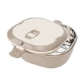 thumbnail image 1 of Adult  Box, Stainless Steel Portable Insulated Stackable Lunch Box Container Plastic Utensils, and Nylon Sealing Strap,  Food Container Microwave Safe, 1 of 7