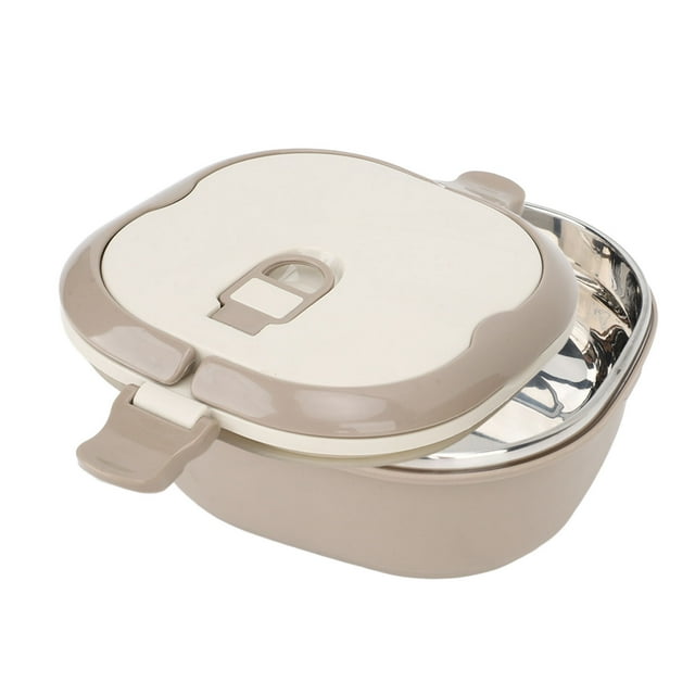 Adult Box, Stainless Steel Portable Insulated Stackable Lunch Box Container Plastic Utensils, and Nylon Sealing Strap, Food Container Microwave Safe