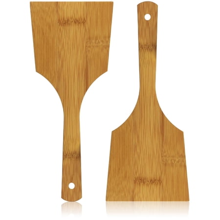 Bamboo Okonomiyaki Spatula 11.2 In (285mm) Japanese Turner Teppanyaki Flipper Kote Made Japan A Pack Of Two