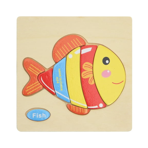 Qiopertar Clearance Traffic Three-dimensional Puzzle Children's Early Education Educational Wooden Puzzle Toy Summer Savings