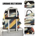 thumbnail image 3 of FORMRS Mini Backpack Purse for Women Travel Daypack Casual Shoulder Bag, Retro Colorful Stripes, 3 of 7