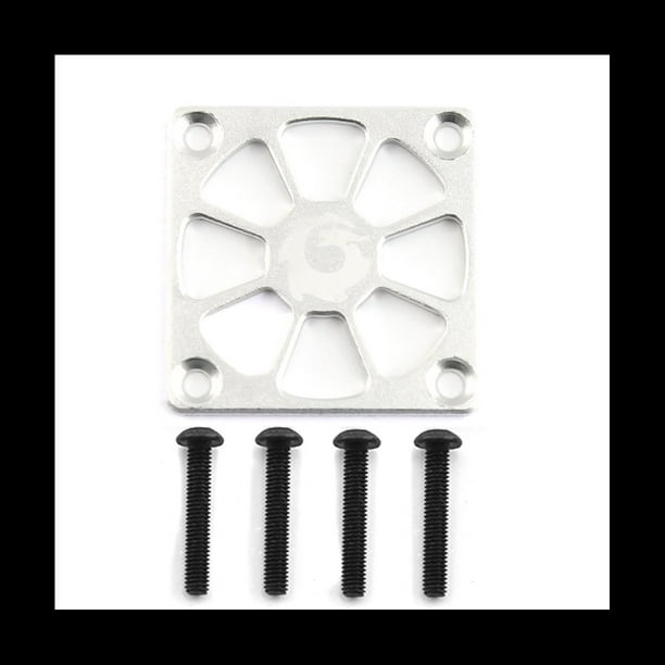 Cubierta de Ventilador de Enfriamiento de AleacióN de Aluminio 30X30Mm para RC Motor ESC Cubierta de ProteccióN de Ventilador de RegulacióN EléCtrica, Plata