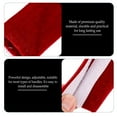 thumbnail image 3 of Luxshiny 2 Pcs Poignées de Porte de Réfrigérateur en Velours Rouge pour Usage Domestique, 3 of 8