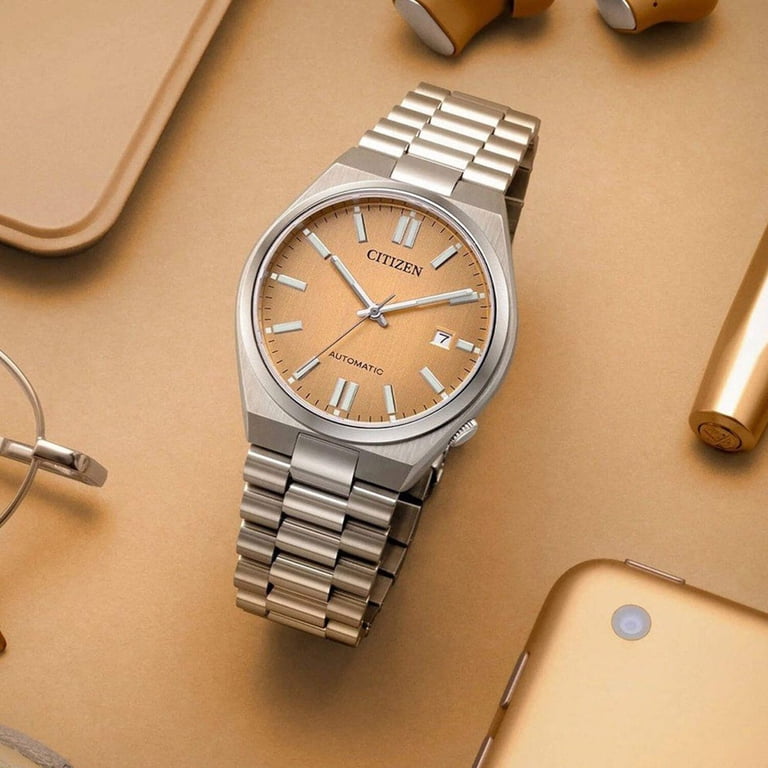 Citizen Tsuyosa Stainless Steel Salmon Dial Automatic NJ0159-86Z