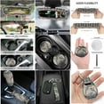 thumbnail image 4 of Jeiento Hummingbird Car Seat Covers Set of 14 Pcs, Auto Steering Wheel Cover Seatbelt Pad Handbrake Cover Set Rearview Mirror Covers Coasters Keychains Universal Car Interior Accessory, 4 of 6