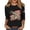 369#Black, variant on Womens 3/4 Sleeve Tops Crewneck American Anniversary USA Flag Graphic Tees 1776-2026 250Th Anniversary USA Shirt Pink 3XL