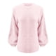 thumbnail image 3 of Gibobby Suéter Abrigo Mujer Suéter de punto de manga de burbuja con cuello Rojoondo de color sólido para mujer para otoño e invierno (Rosa, S), 3 of 5