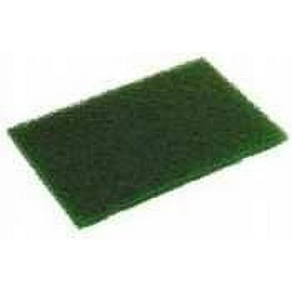Disco Heavy Duty Dark Green Scouring Pad, 6 x 9 inch - 10 per pack - 6 packs per case.