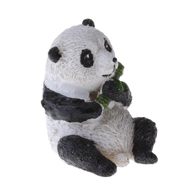 Adornos de panda de resina Macarena decoración de jardín de Hadas miniatura
