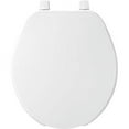 Bemis 75 000 Round Open Front Toilet Seat, White