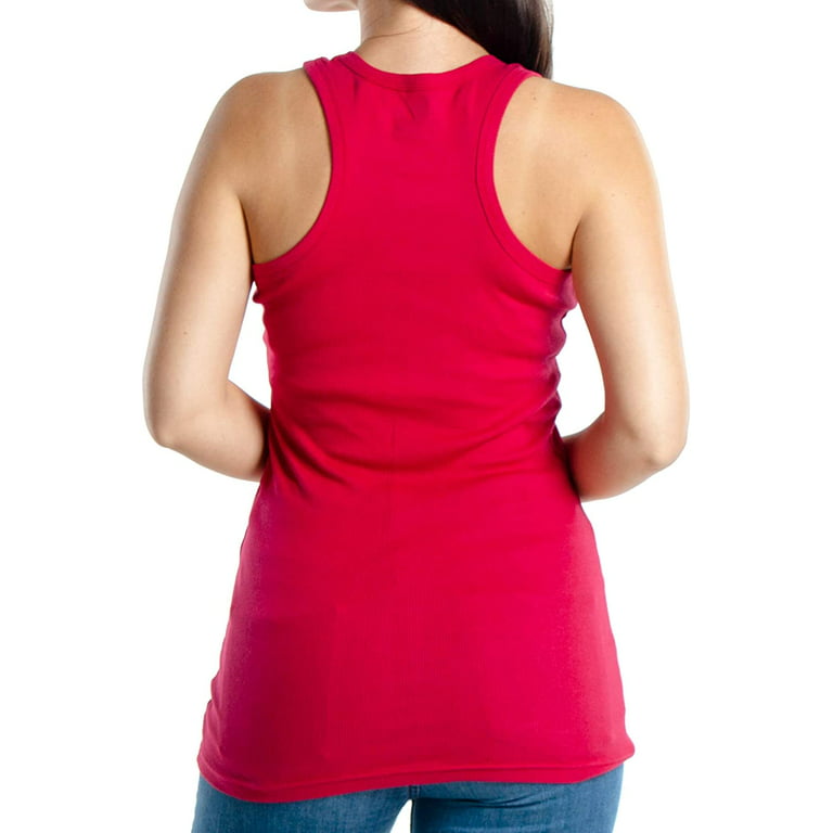 Emprella Tank Tops for Women, 100% Cotton Ribbed Racerback Tanks for  Casual, Lounging, and Sports (4XL)