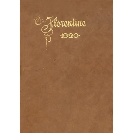(Custom Reprint) Yearbook: 1920 McClenaghan High School - Florentine Yearbook (Florence, SC)