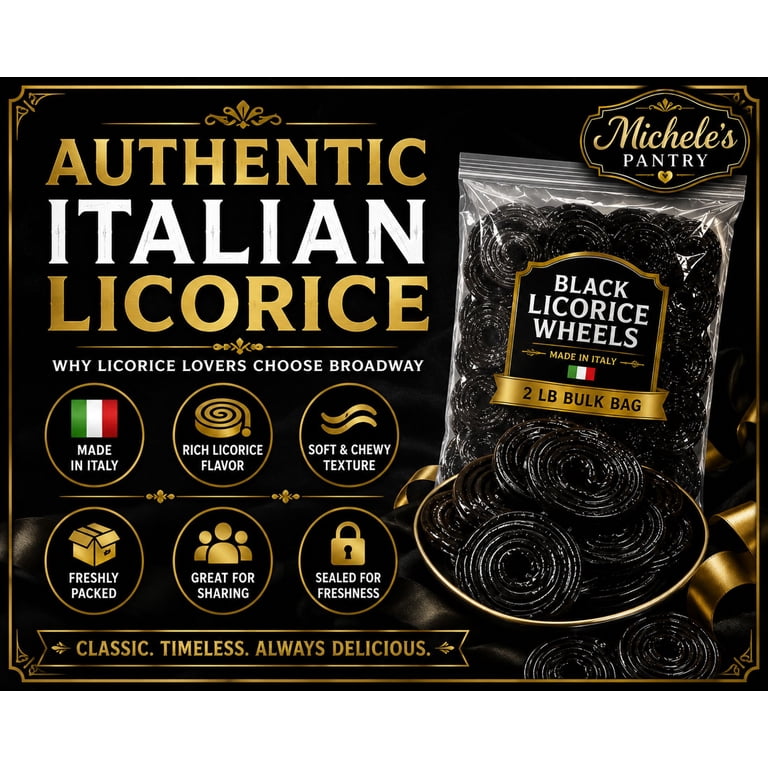 Gerrit Verburg, Black Licorice Wheels, 4.4 lb Bag, Classic Dark