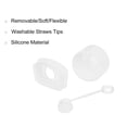 thumbnail image 3 of Silicone Spill Stopper Set of 1, Leakproof Water Bottle Sealing Accessories, Clear, 3 of 6