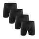 thumbnail image 1 of Calzoncillos tipo bóxer para hombre, de algodón, de talla grande, extralargos, deportivos, de Color sólido Pompotops qyievc4346, 1 of 7