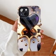 thumbnail image 2 of Luxury Black Gold Heart iPhone Case Valentine's Day Gift Compatible with iPhone 11/12/13/14/15/16 (Pro Max/Plus), 2 of 9