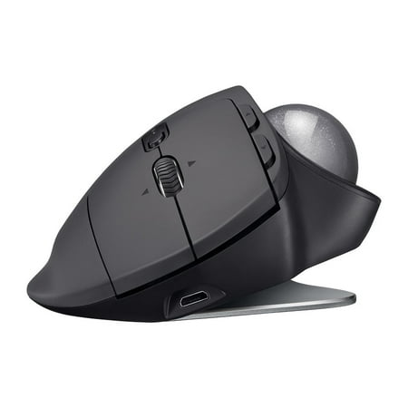 Logitech MX Ergo Advanced Wireless Trackball for Windows PC and (Best Trackball Mouse For Carpal Tunnel)