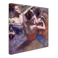 thumbnail image 2 of Trademark Fine Art 'Dancers' Canvas Art by Degas, 2 of 3