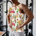 thumbnail image 5 of Pofeuu Fall harvest truck pumpkin Print Men's Workout Tank Tops Sleeveless Muscle Gym Shirt Quick Dry-Medium, 5 of 7