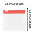 thumbnail image 3 of Mini Storage Pouches Clear Waterproof Sealed Bag 10 Pcs Slide Zipper Small Item Organizer Bags For Jewelry Hair Accessories Cosmetic Travel Kitchen Pantry Sorting, 3 of 6