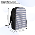 thumbnail image 4 of ZNDUO Travel Backpack, Usa Flag Stars Stripes Pattern Backpack for School, 16 inch Lightweight Bookbag, 4 of 8