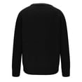 thumbnail image 6 of Dolkfu Button Down Fall Sweaters for Women Cable Knit Black V Neck Sweater Cardigan Knit Solid Blouse Winter Tops Women L, 6 of 6